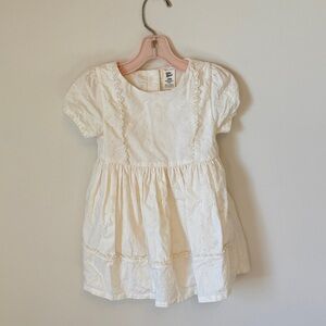 Ivory Short Sleeve Dress